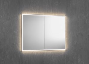 Lire la suite à propos de l’article Des armoires de toilette lumineuses qui flottent? Vous pouvez le faire dans des armoires encastrées!